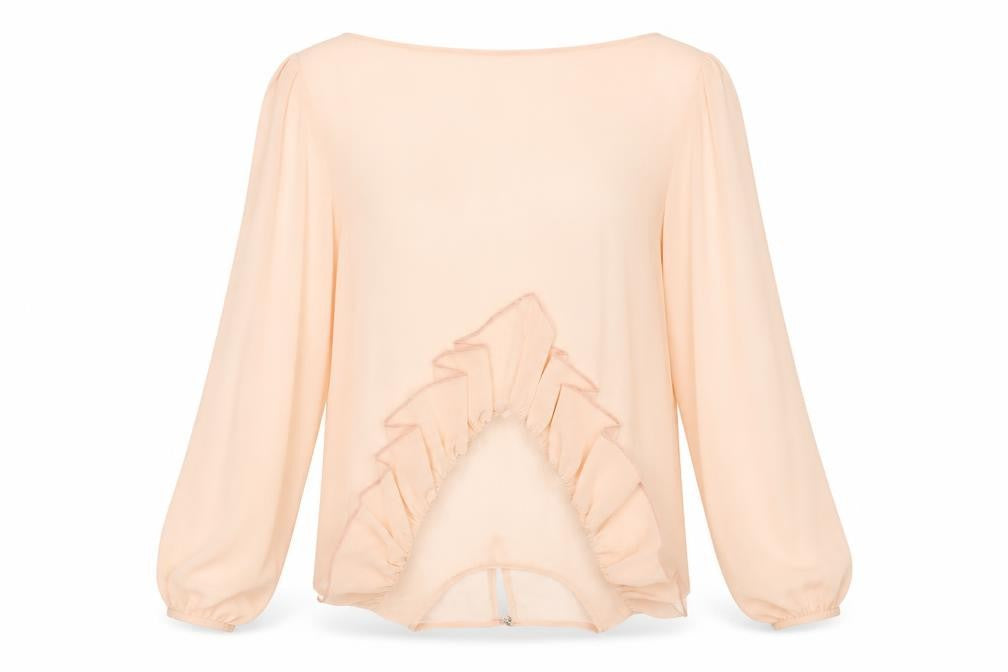 Womens UK Size 10 Preworn Pink  Blouse