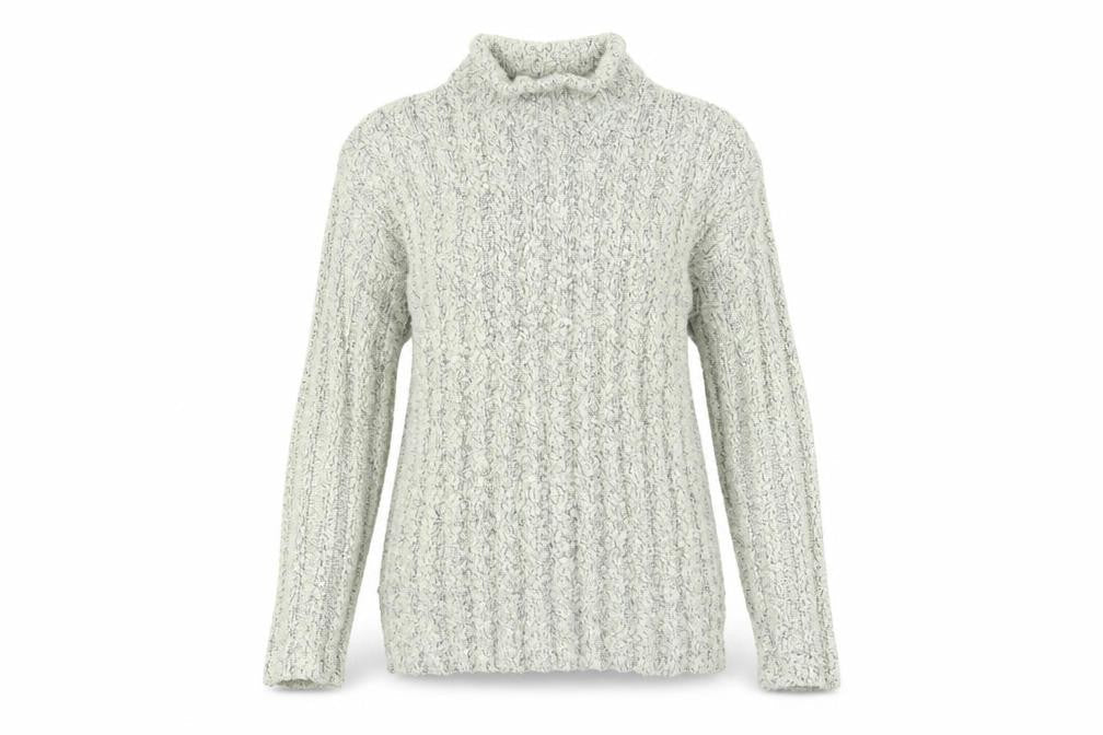 Womens UK Size S Instyle Grey Pullover Jumper