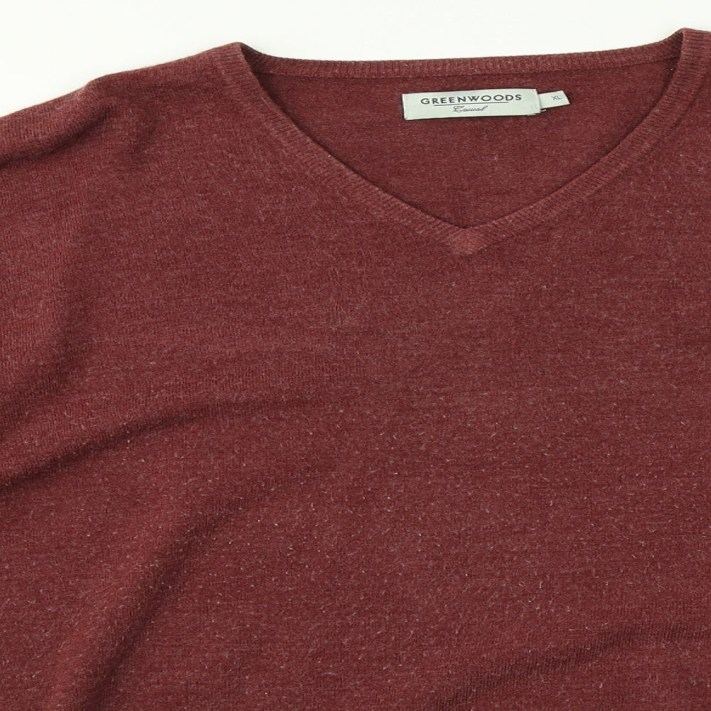Greenwoods Mens Red   Pullover Jumper Size XL