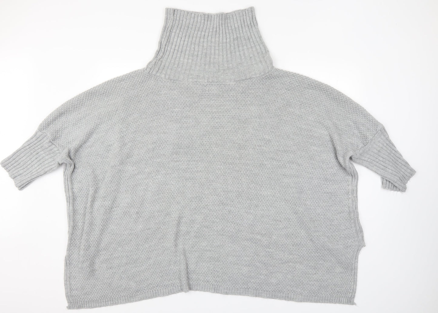 I SAW IT FIRST Womens Grey   Shrug Jumper