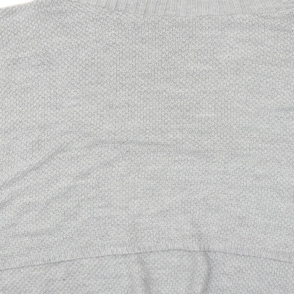 I SAW IT FIRST Womens Grey   Shrug Jumper