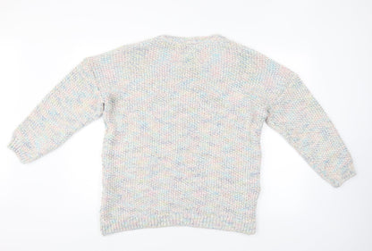 Indigo Womens Multicoloured Argyle/Diamond  Pullover Jumper