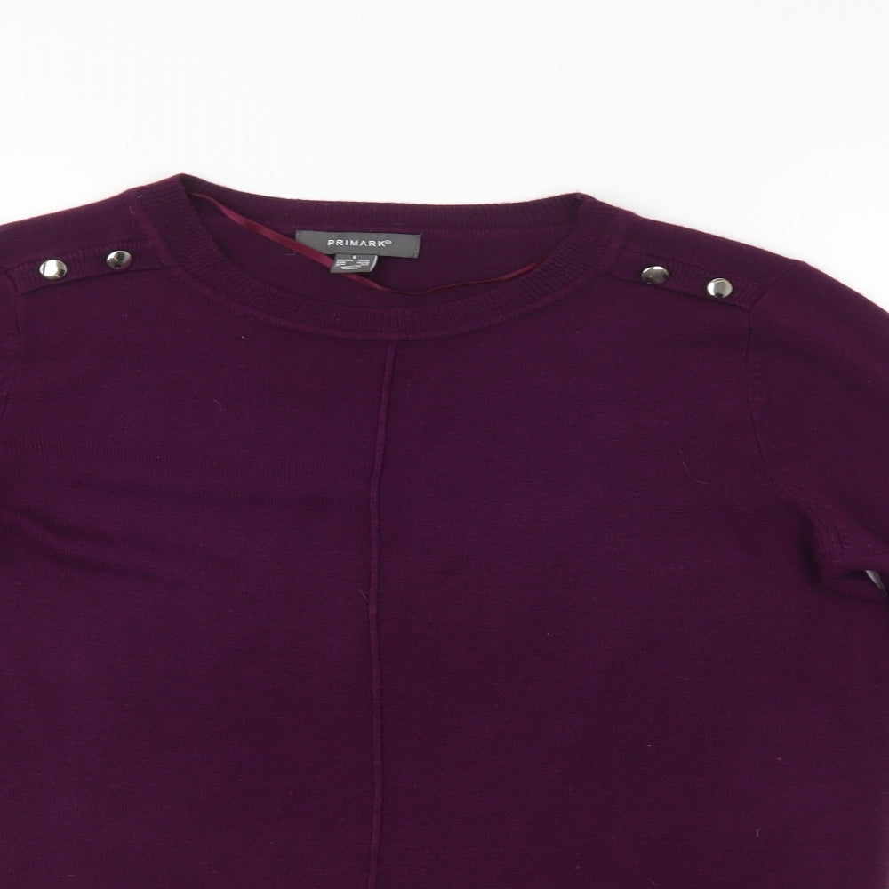 Primark Womens Purple   Pullover Jumper Size 10