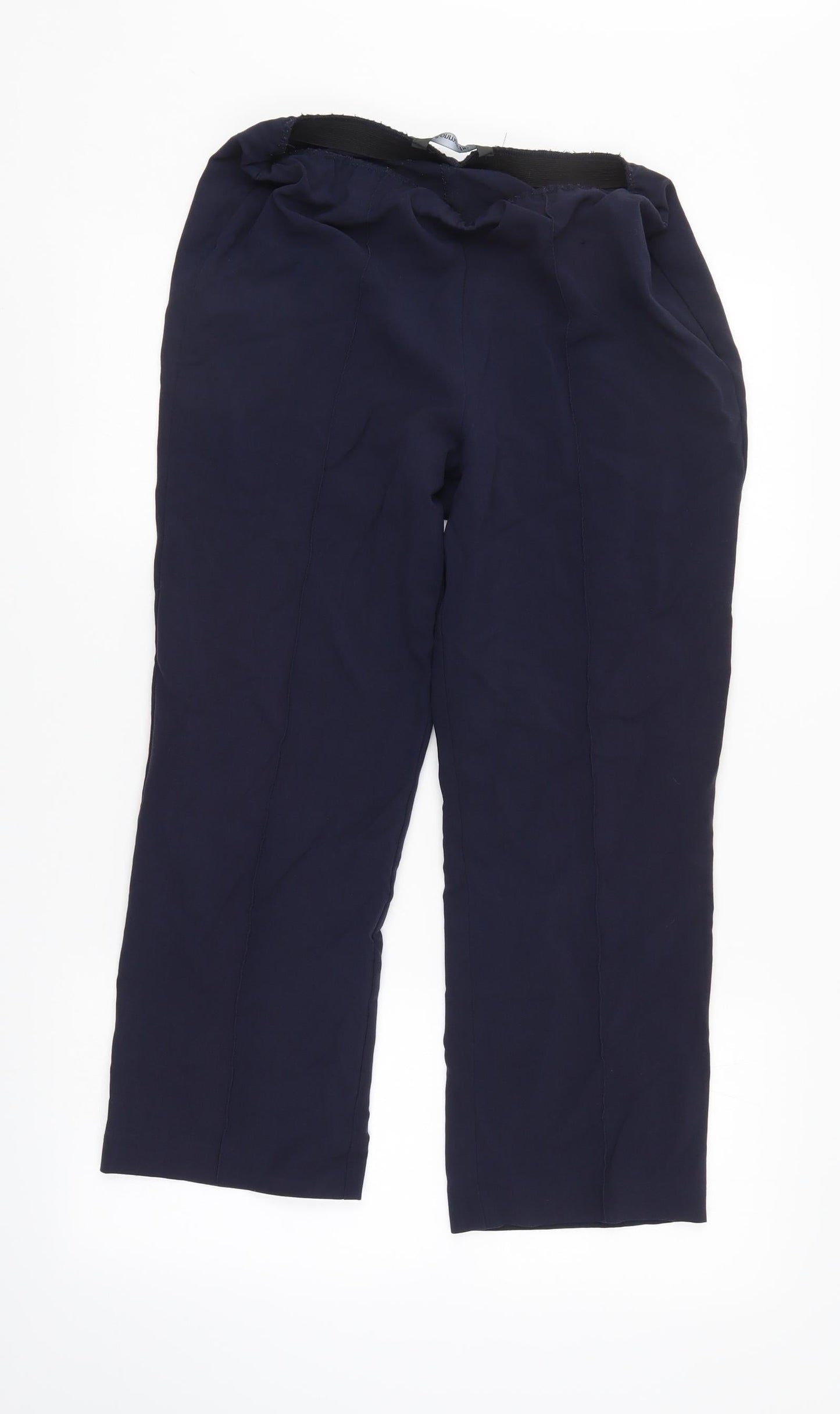 Bonmarché Womens Blue   Cropped Trousers Size 12 L24 in