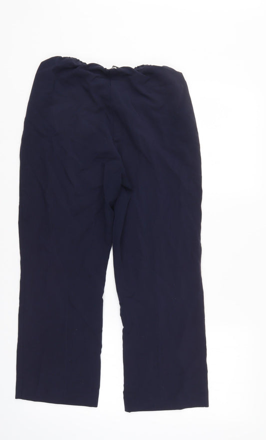 Bonmarché Womens Blue   Cropped Trousers Size 12 L24 in