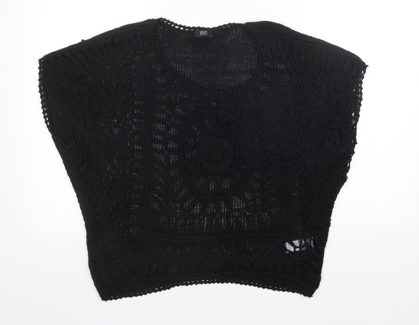 F&F Womens Black   Pullover Jumper Size 10