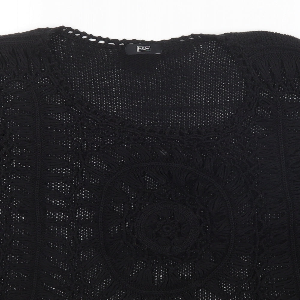 F&F Womens Black   Pullover Jumper Size 10
