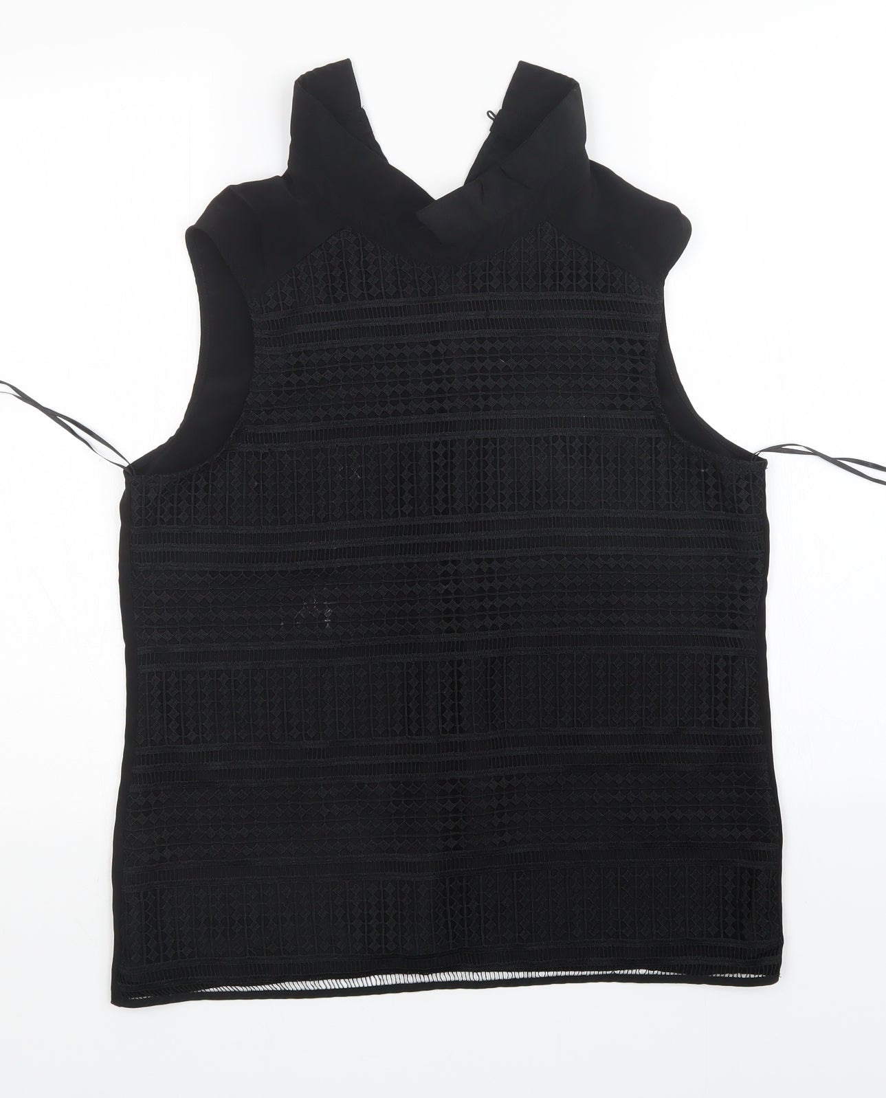 Womens UK Size 14 TU Black Basic Blouse