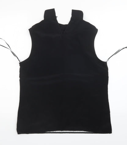 Womens UK Size 14 TU Black Basic Blouse