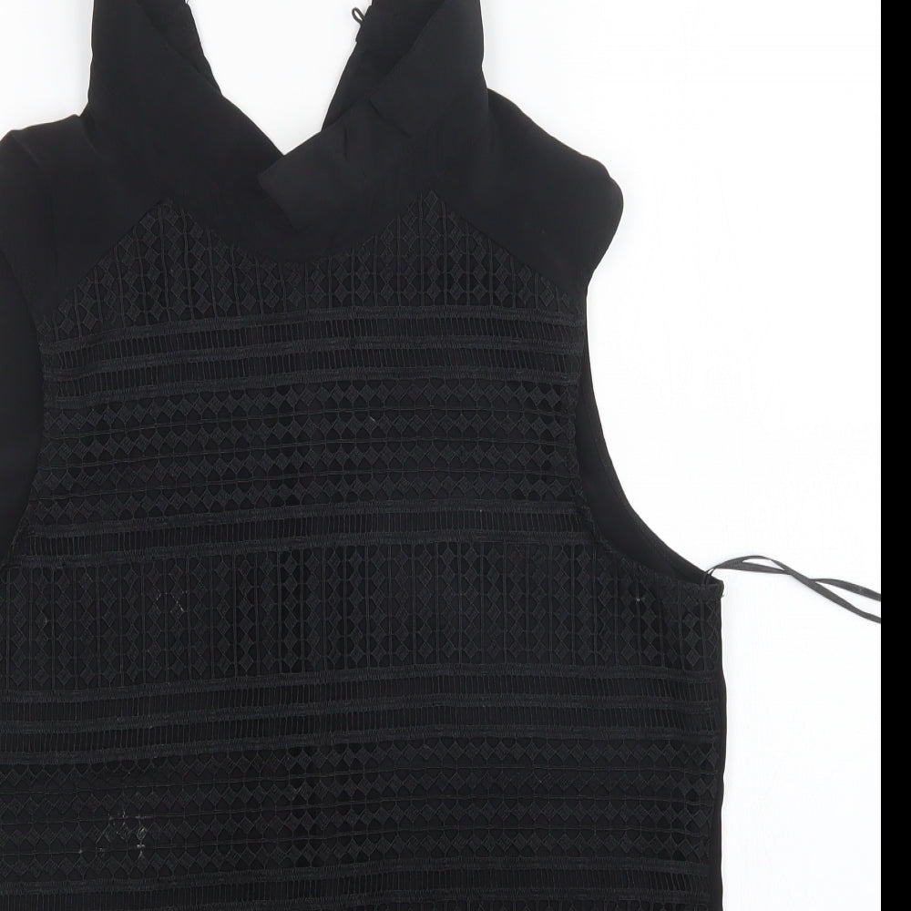 Womens UK Size 14 TU Black Basic Blouse