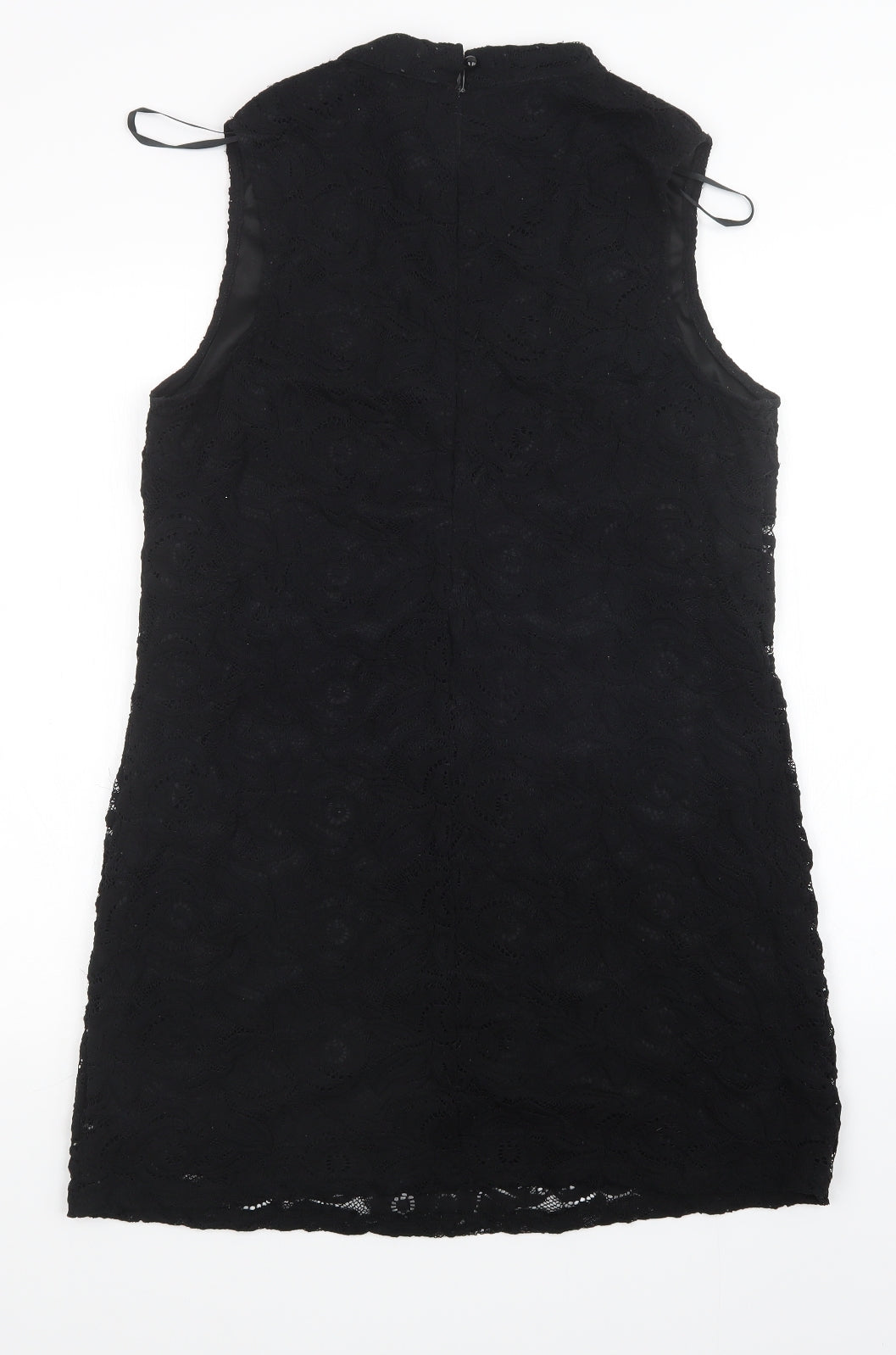 AX Womens Black Floral  Sheath  Size 14