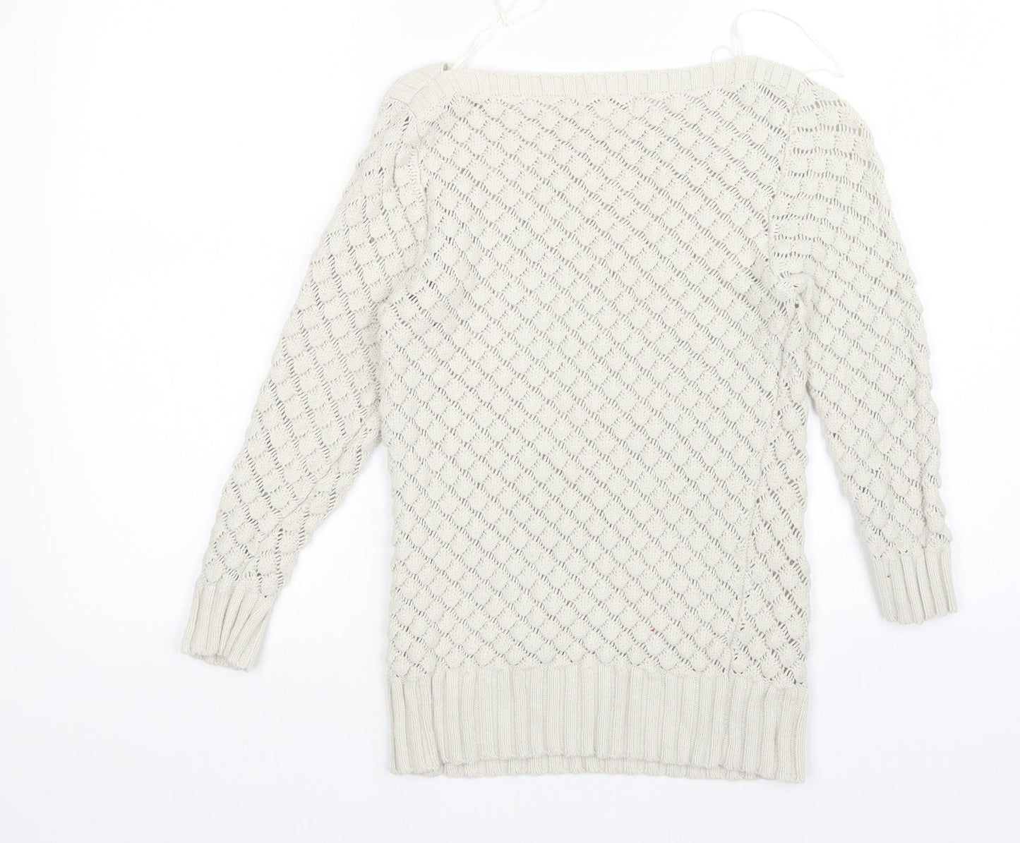 Womens UK Size 10 Monsoon Beige Pullover Jumper