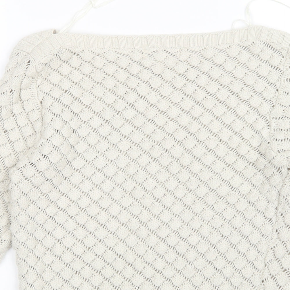 Womens UK Size 10 Monsoon Beige Pullover Jumper