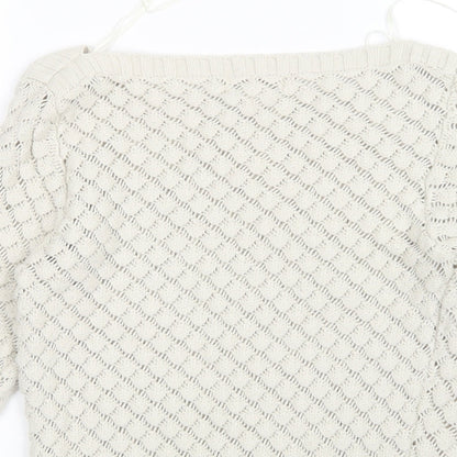Womens UK Size 10 Monsoon Beige Pullover Jumper