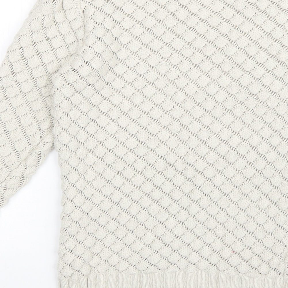 Womens UK Size 10 Monsoon Beige Pullover Jumper