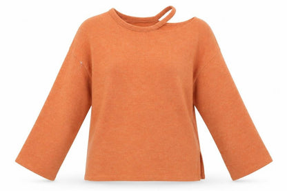 Womens UK Size S Zara Orange Pullover Jumper