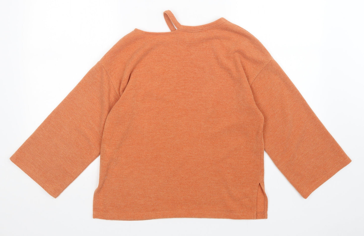 Womens UK Size S Zara Orange Pullover Jumper