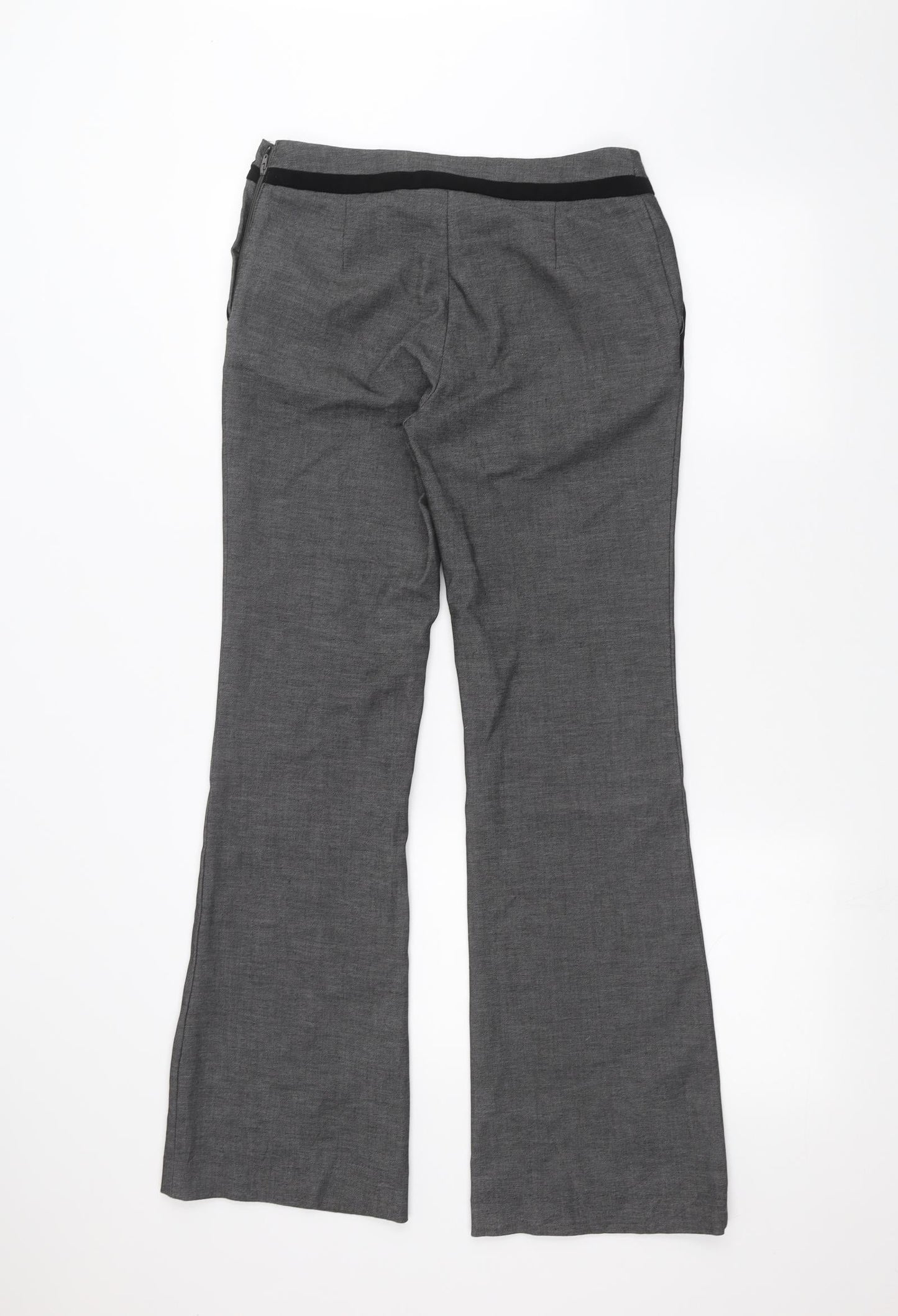 Womens UK Size 8 H&M Regular Fit  Black Trousers