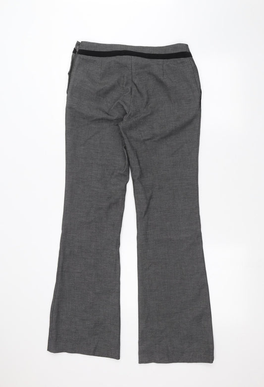 Womens UK Size 8 H&M Regular Fit  Black Trousers