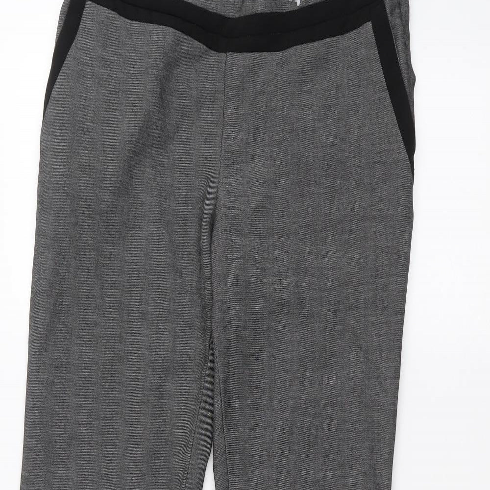 Womens UK Size 8 H&M Regular Fit  Black Trousers