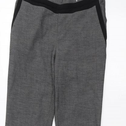 Womens UK Size 8 H&M Regular Fit  Black Trousers