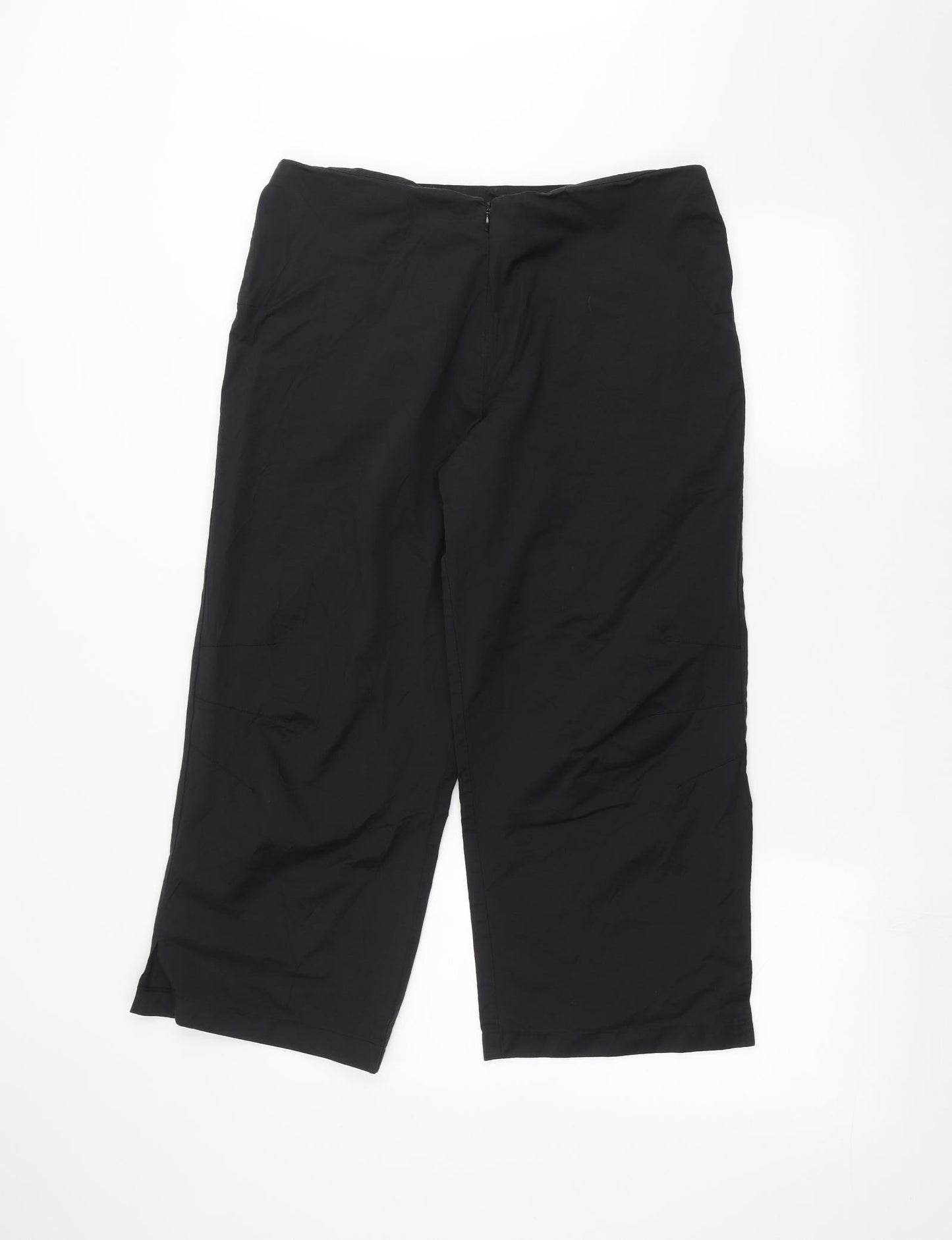Womens UK Size 14 bay Regular Fit  Black Trousers