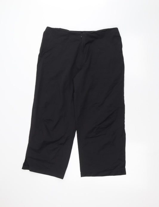 bay Womens Black   Trousers  Size 14 L22 in