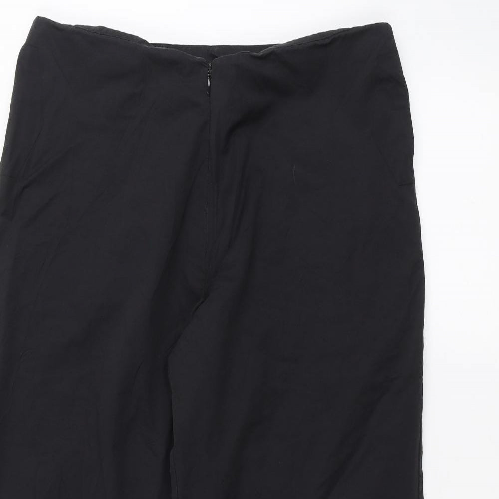 Womens UK Size 14 bay Regular Fit  Black Trousers
