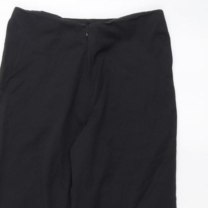 Womens UK Size 14 bay Regular Fit  Black Trousers