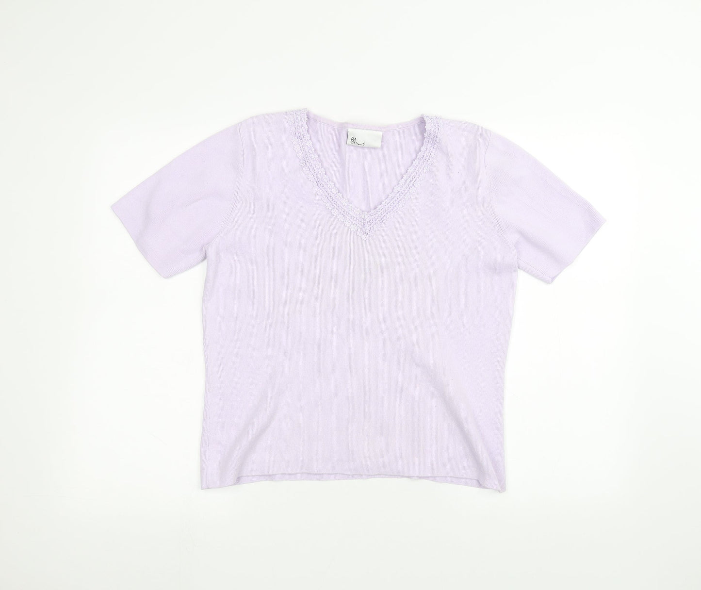 BHS Womens Purple   Basic T-Shirt Size 14