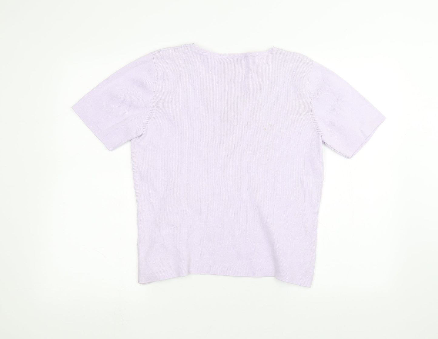 BHS Womens Purple   Basic T-Shirt Size 14