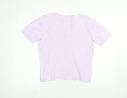 BHS Womens Purple   Basic T-Shirt Size 14