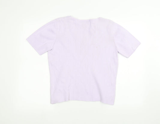 BHS Womens Purple   Basic T-Shirt Size 14