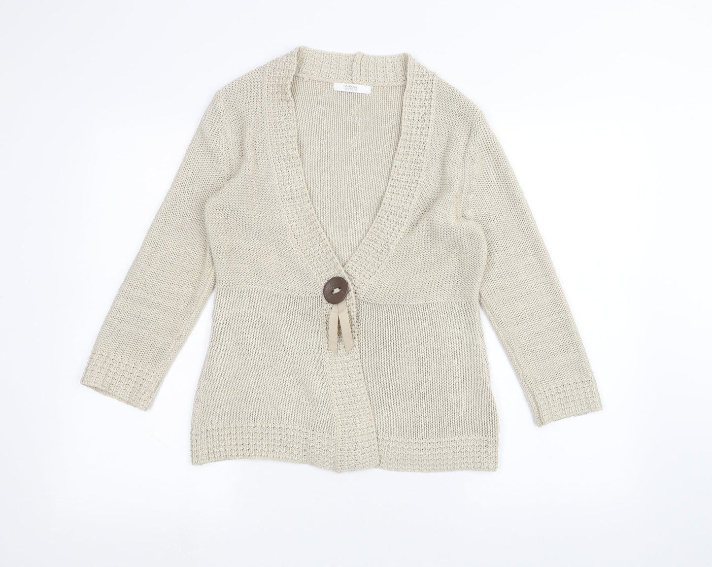 Womens UK Size 10 Marks and Spencer Beige Jacket