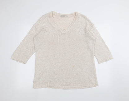 George Womens White   Pullover Jumper Size 14