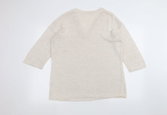 George Womens White   Pullover Jumper Size 14