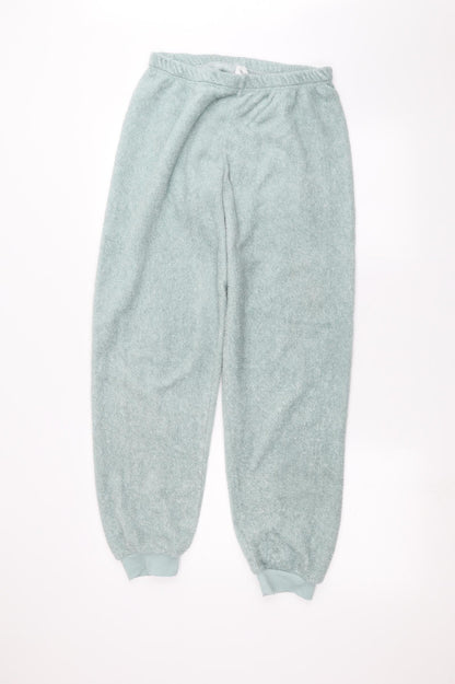 Womens UK Size S Primark Regular Fit Sweatpants Green Trousers