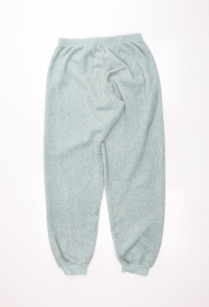 Womens UK Size S Primark Regular Fit Sweatpants Green Trousers
