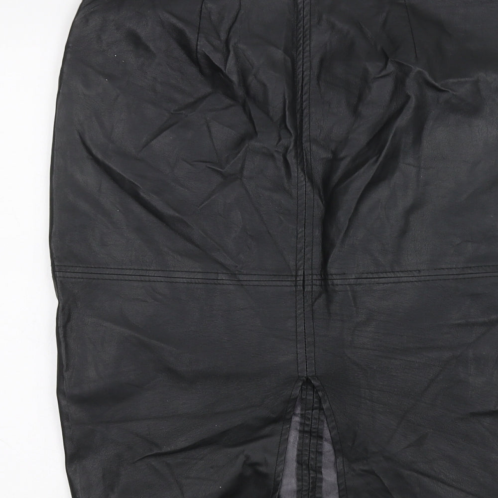 F&F Womens Black   A-Line Skirt Size 8