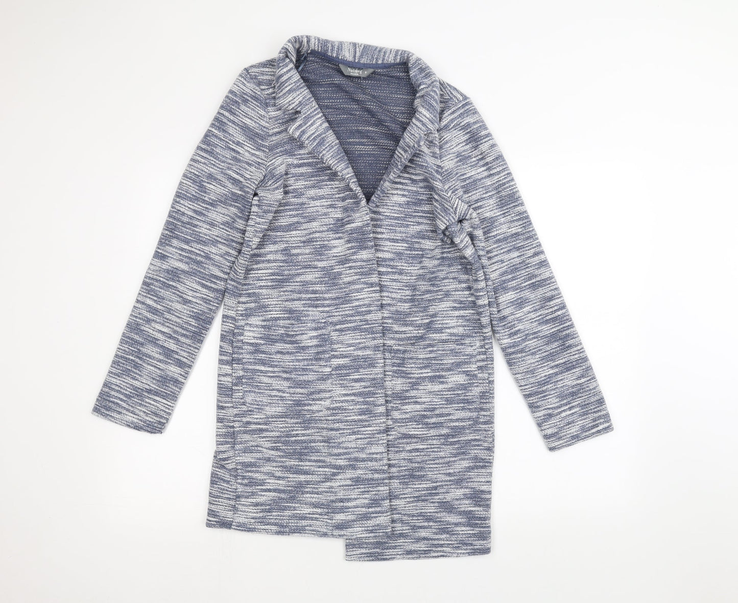 Nutmeg Womens Grey   Jacket Coatigan Size 8