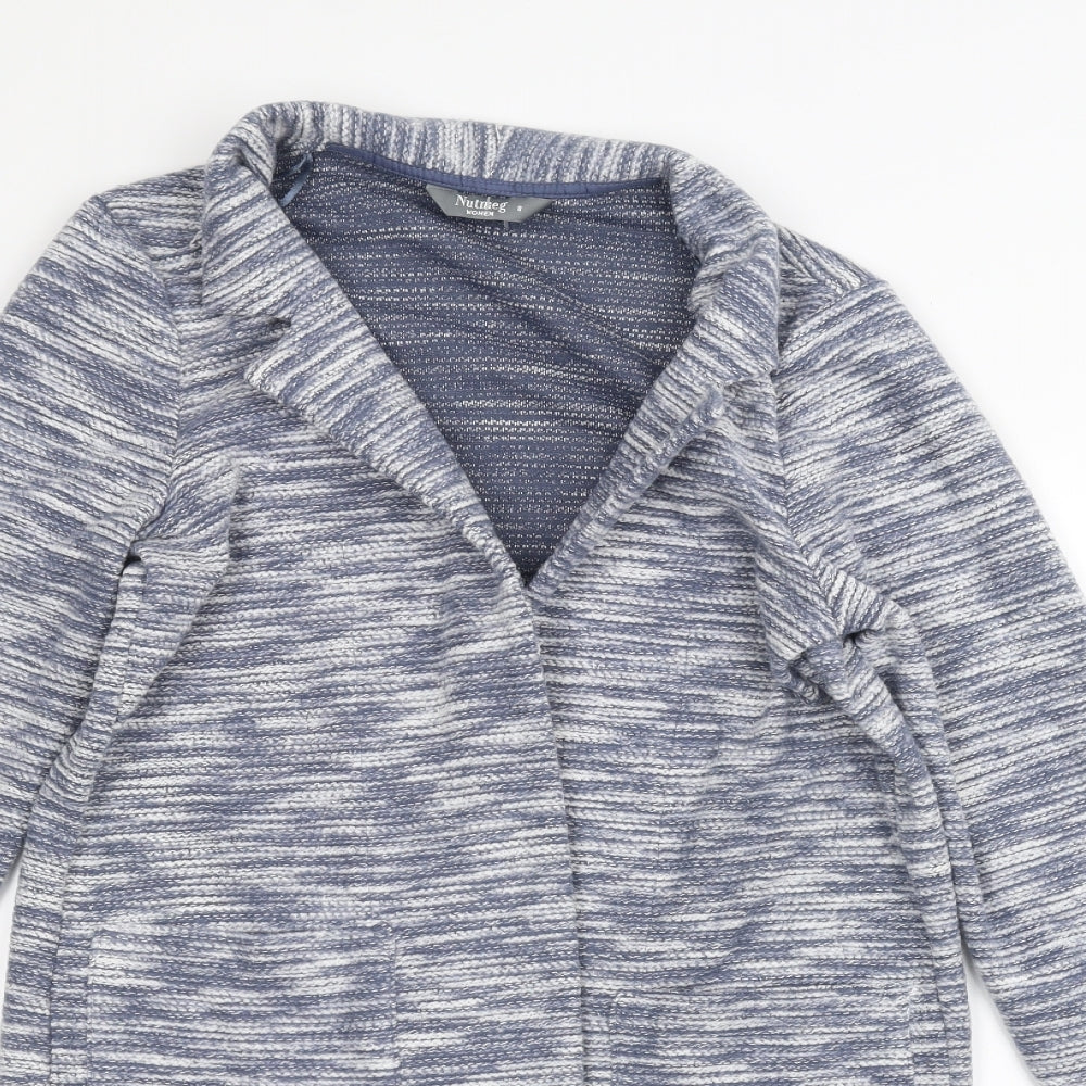 Nutmeg Womens Grey   Jacket Coatigan Size 8