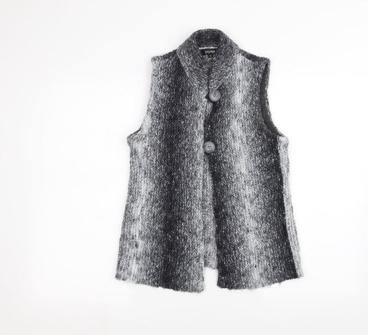 Papaya Womens Grey   Jacket Coatigan Size 12