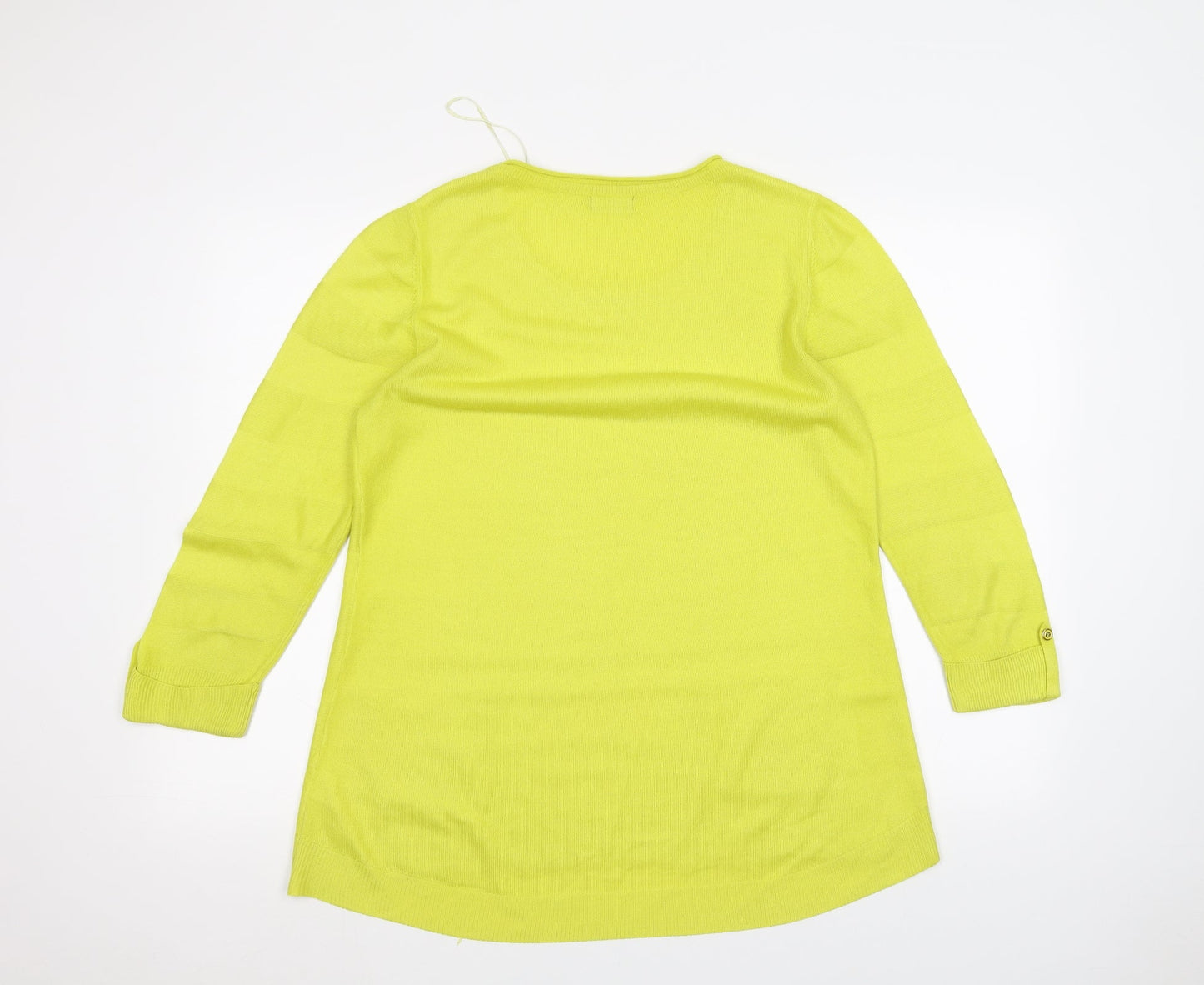 F&F Womens Yellow   Basic T-Shirt Size 8