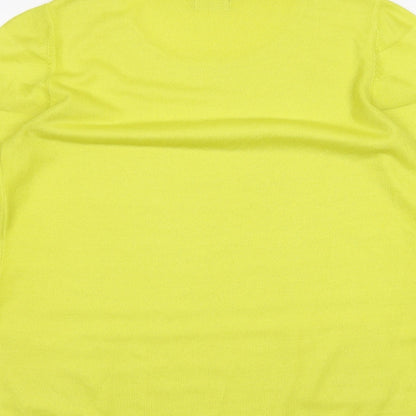 F&F Womens Yellow   Basic T-Shirt Size 8