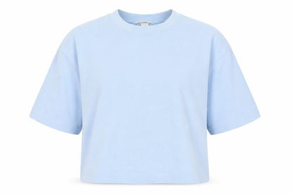 Womens UK Size XS H&M Blue Basic T-Shirt
