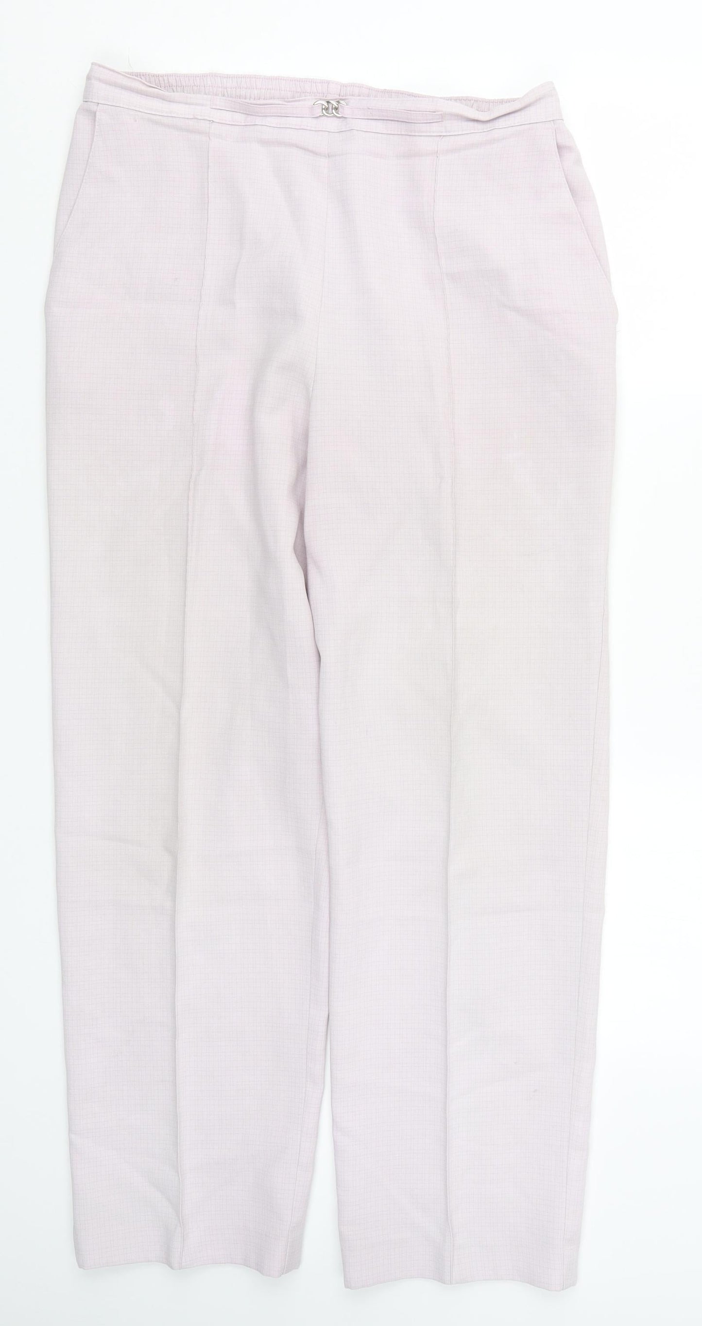 Womens UK Size 16 Marks and Spencer Regular Fit  Purple Trousers