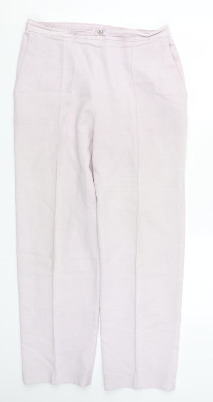 Womens UK Size 16 Marks and Spencer Regular Fit  Purple Trousers