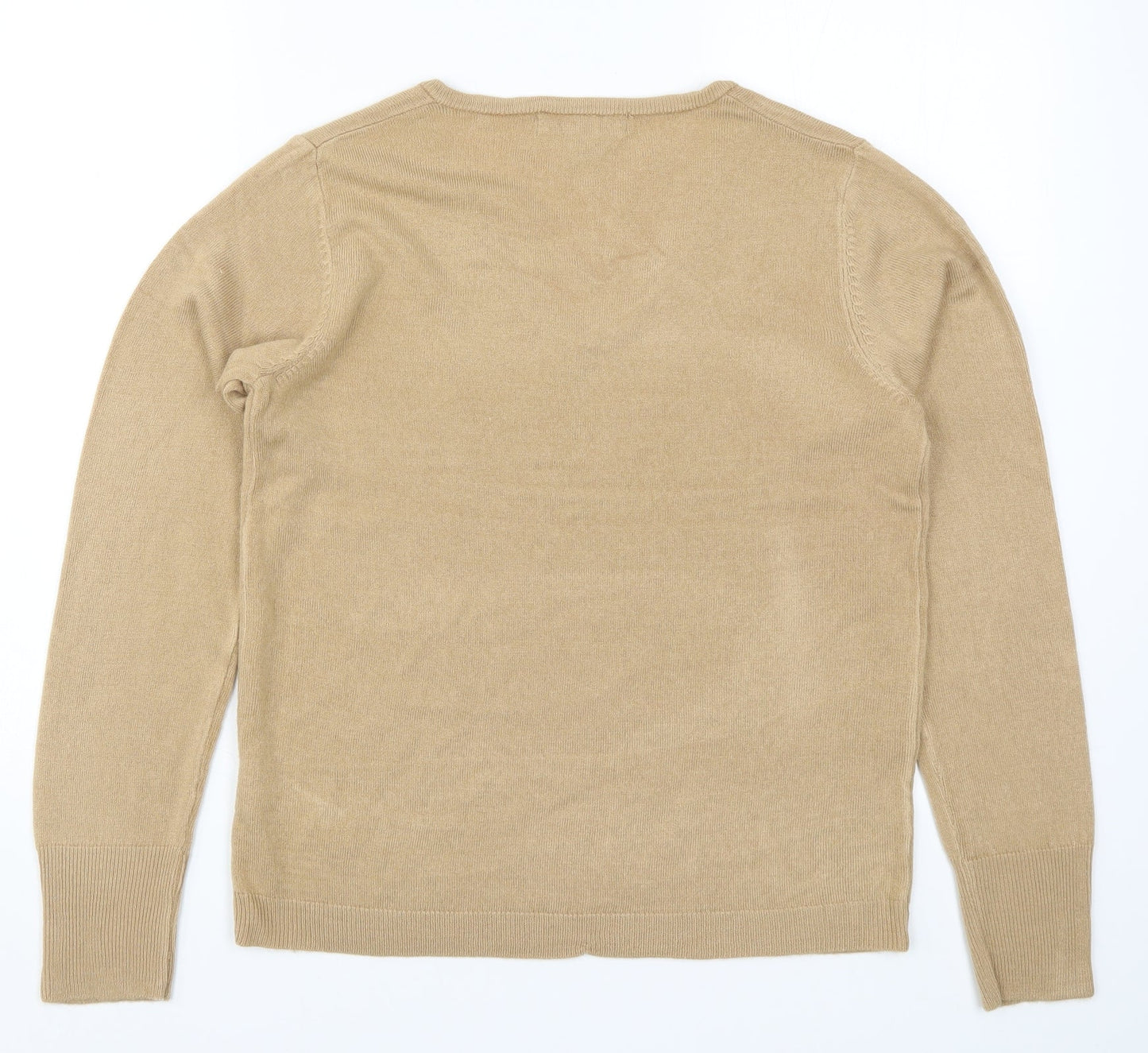 Primark Womens Beige  Knit Pullover Jumper Size 10