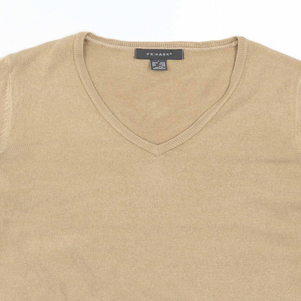 Primark Womens Beige  Knit Pullover Jumper Size 10