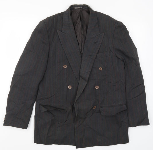 Mens UK Size 40 Preworn Regular Grey Suit Jacket